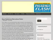 Tablet Screenshot of pharmaflash.de
